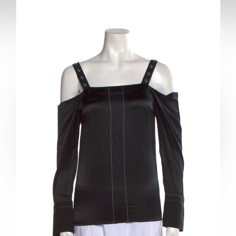 3.1 Phillip Lim Utility Collection Cold long sleeves shoulder blouse Sz xs